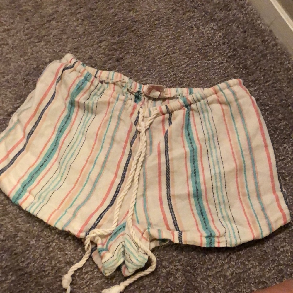 Boho linen shorts